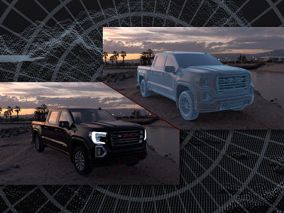 2021 Automotive Marketing Truck 3d Design! 3d 3d artist 3d modeling automotive branding c4d cinema4d clean design gmc octane truck trucks visual design