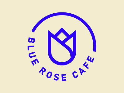 Blue Rose Cafe Logo #2