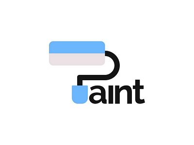 Paint Logo branding cafe clean concept creative logo design logo logobranding logodesign minimal modern paint rose