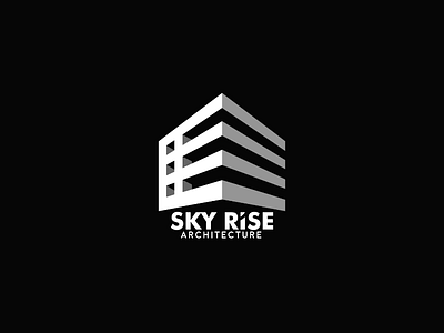 Sky Rise Architecture architecture branding building clean concept creative logo design logo logobranding logodesign modern negative space