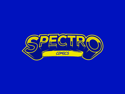 Spectro Comics Logo clean comic comicbook concept creative logo design halftone logo logobranding logodesign vintage