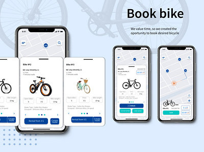 Gocycle app app application bicycle bicycles bike book design logo minimal rent share sharing ui ux web