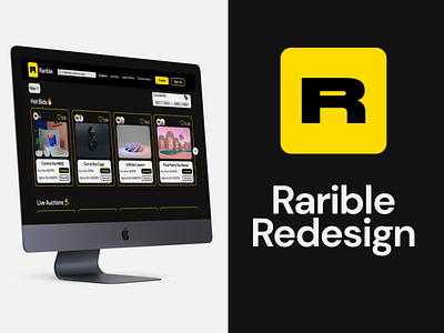 Rarible.com Mock Redesign