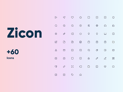 Zicon - Icon Pack icon icon design icon set icons icons pack iconset zicon
