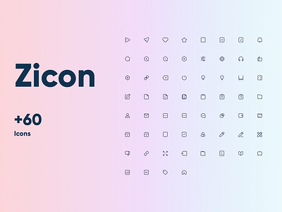 Zicon - Icon Pack icon icon design icon set icons icons pack iconset zicon