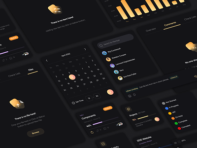 Cluster | Components component dark mode dashboard manager project task team ui