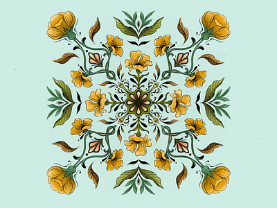 floral mandala