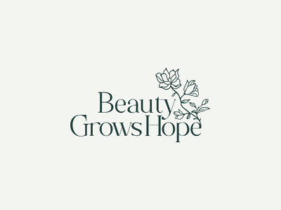 Beauty Grows Hope Garden Design - Brand Identity art brand identity branding design graphic design illustration logo pattern typography