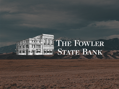 The Fowler State Bank - Brand Identity art bank brand identity branding design graphic design illustration