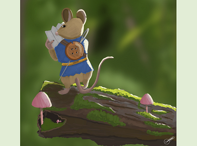 The adventures of Matthias Mouse 🐭 adventure character design illustration mouse procreate art video game