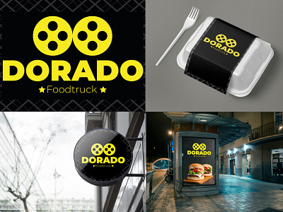 Dorado Foodtruck branding design illustration logo vector
