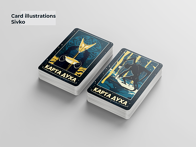 Card illustrations cards design illustraion