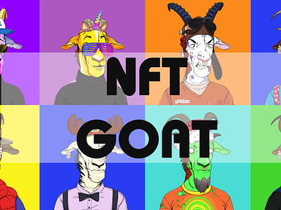 NFT GOAT art character characterdesign design illustraion illustration nft
