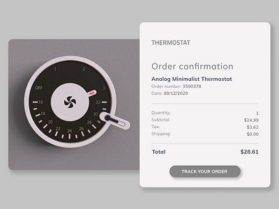 Daily UI 017/ Email Receipt