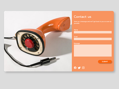 Daily UI 028/Contact Us adobe xd contact daily 100 challenge dailyui design ui ux web