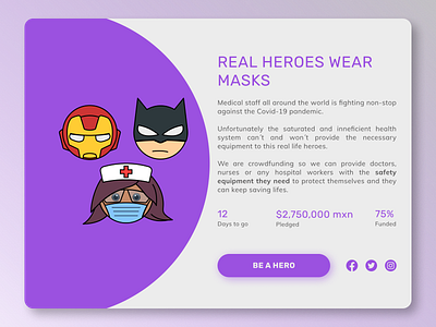 Daily UI 032/Crowdfunding campaign