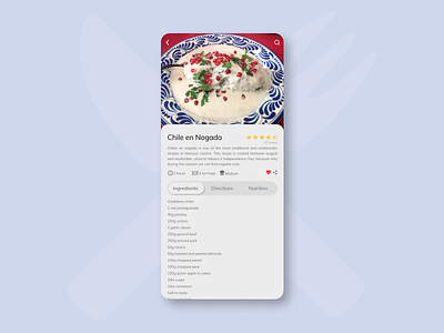 Daily UI 040/Recipe