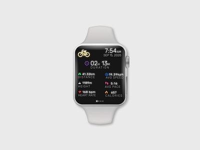 Daily UI 041/Workout Tracker app apple watch daily 100 challenge dailyui design figma ui ux workout