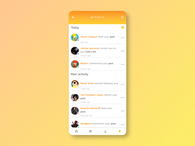 Daily UI 047/Activity Feed