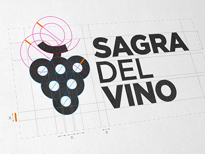 Wine Festival festival grape logo wine