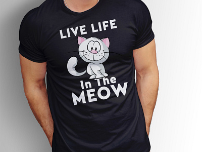 Cat T Shirt branding cat cat t shirt cats illustration t shirt t shirt design t shrit typography