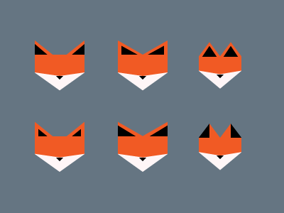 Foxes branding fox graphic design illustration logo wip