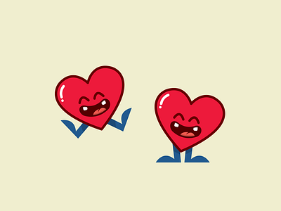 Heart full of joy heart illustration