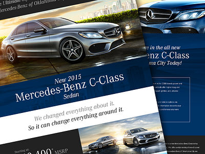 Mercedes-Benz Landing Page