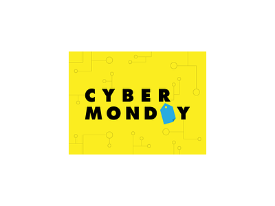 Cyber Monday makes more sense! cyber monday graphic design illustration retail tags