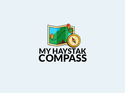 My Haystak Compass wip 2 automotive badge branding compass graphic design icon illustration logo map wip