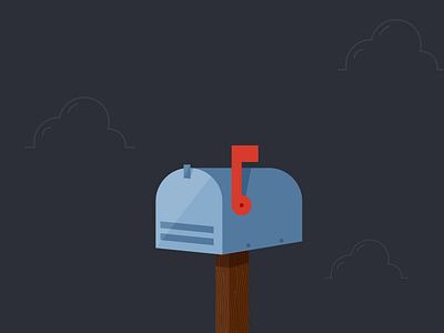 Mailbox wip eblast graphic design illustration mailbox newsletter wip