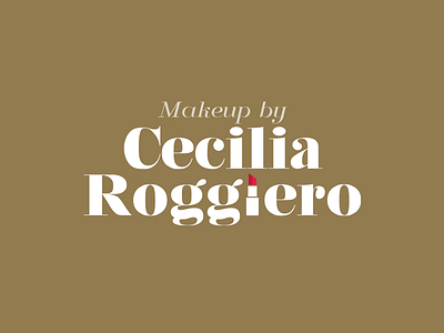 Makeup by Cecilia Roggiero branding fashion graphic design logo makeup