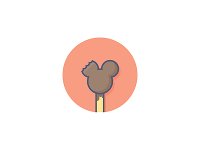 Disney Time! disney graphic design ice cream icon illustration mickey mouse