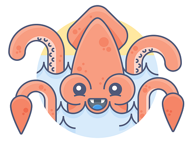 Release the Kraken! character design illustration kraken monster octopus sea monster squid