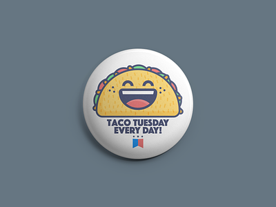 This is Mario Jacome and I approve this message! buttons food graphic design illustration mexican food taco tuesday tacos