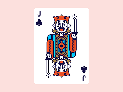 You don't know Jack... of clubs card character design illustration