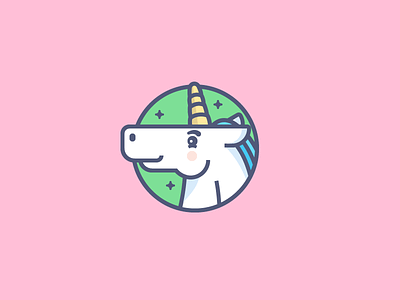 🦄 fantasy happy horse illustration unicorn
