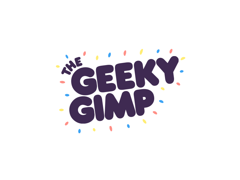 The Geeky Gimp! animated animation branding design geek gif graphic design logo