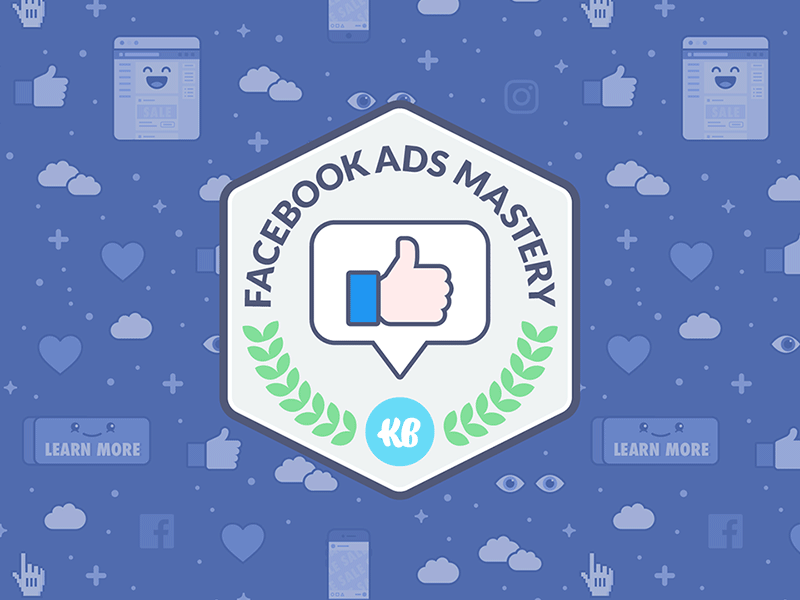 Facebook Ads Mastery Badge! animation badge facebook gif graphic design illustration loop social media