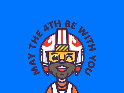 May The Fourth Be With You! avatar illustration luke may the 4th star wars
