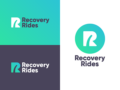 Recovery Rides Logo branding illustration logo