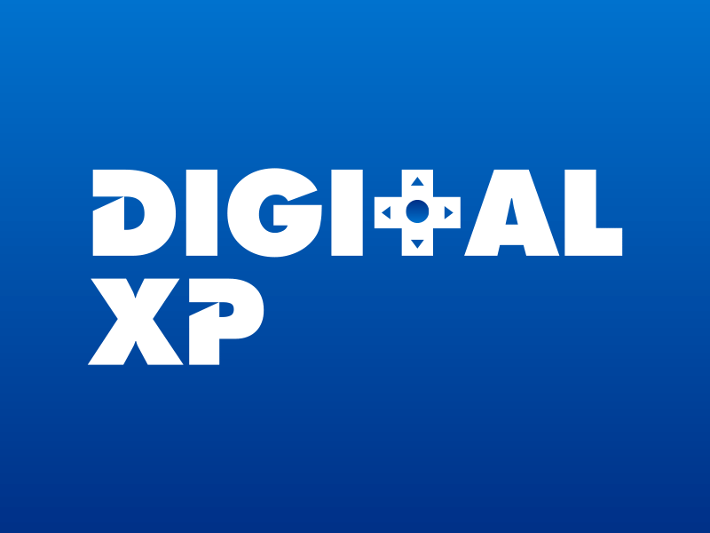 Digital XP Logo branding digital marketing logo video games