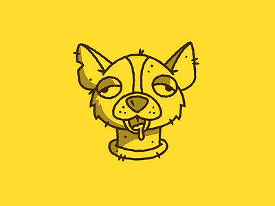 Inktober - Day 06 - Drooling chihuahua design dog drooling graphic design illustration inktober vectober