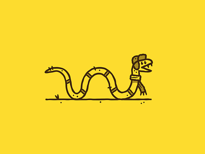 Inktober - Day 10 - Flowing chracter design design graphic design illustration inktober snake vectober