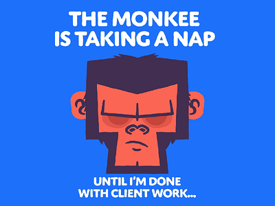 Take a Break Monkee... animation animted branding character design illustration joystick n sliders vector video