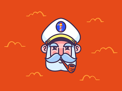 Lightkeeper branding character design design graphic design illustration logo sailor vector