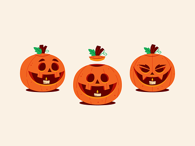 Pump Kings! character design graphic design halloween illustration jackolantern pumpkin vector