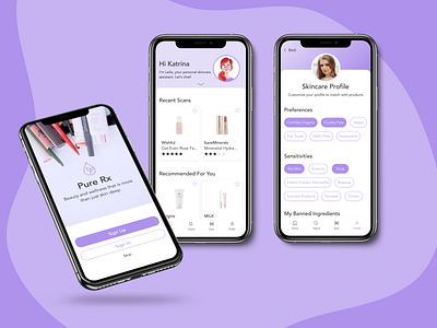 Beauty App Design