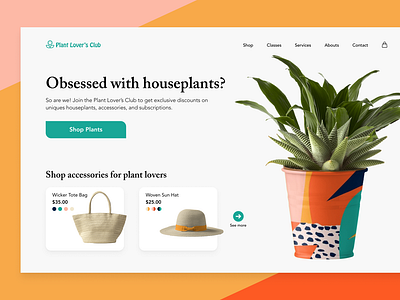 Plant Lover's Landing Page