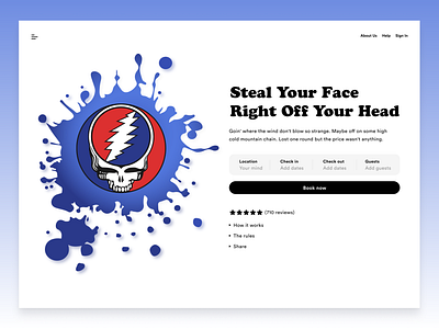 Steal Your Face Product Page